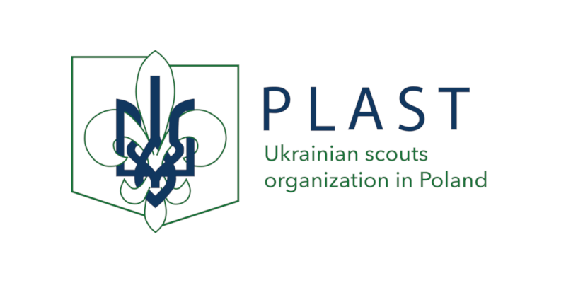 Logo Płast – Ukraińskiej Organizacji Skautowa w Polsce